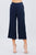 Fake Pocket W/button Detail Wide Long Leg Linen Pants