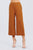 Fake Pocket W/button Detail Wide Long Leg Linen Pants