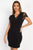 Back Cutout Floral Lace Mini Dress