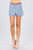 Front Slit Hem W/pocket And Belt Short Pants