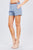 Front Slit Hem W/pocket And Belt Short Pants