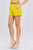 Front Slit Hem W/pocket And Belt Short Pants