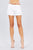 Front Slit Hem W/pocket And Belt Short Pants