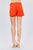 Front Slit Hem W/pocket And Belt Short Pants