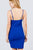 Cami Strap V-neck Wrapped Knit Mini Dress