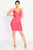 Floral Lace Embroidered Mini Dress