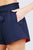 Paper Bag W/bow Tie Short Linen Pants