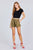 Paper Bag W/bow Tie Short Linen Pants
