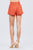 Paper Bag W/bow Tie Short Linen Pants