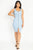 Sleeveless V Neck Double Zipper Dress