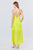 V-neck Cross Back Strap Detail Maxi Cami Dress