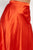 A-line Satin Midi Skirt