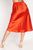 A-line Satin Midi Skirt