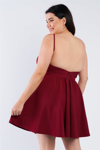 Plus Size Fit N Flare Mini Dress