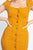 Short Cap Button Down Mini Dress