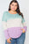 Plus Size Colorblock Soft Knit Top
