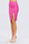 Front Slit Bengaline Midi Skirt