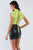 Lace Collared Short Sleeve Corset Back Sexy Bodysuit