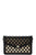 Stylish Diamond Cut Out Envelope Clutch With Shoulder Strap