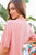 Ruffle Mock Notched Neck Short Sleeve Solid Top