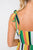 Green Vintage Multi Stripe Shift Chic Casual Colorblock Mini Dress