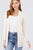 Long Sleeve Rib Banded Open Sweater Cardigan W/pockets