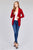 Long Sleeve Rib Banded Open Sweater Cardigan W/pockets