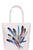 Chic Multi Color Feather Print Ecco Tote Bag
