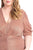Ribbed Shimmer Shirring Mini Dress