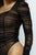 Ruched Lslv Wrinkle Bodysuit