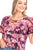 Tie Dye Print Short Sleeve Top