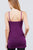 Basic Adjustable Spaghetti Strap Tunic Cami W/ Shelf Bra
