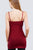 Basic Adjustable Spaghetti Strap Tunic Cami W/ Shelf Bra