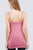 Basic Adjustable Spaghetti Strap Tunic Cami W/ Shelf Bra
