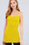 Basic Adjustable Spaghetti Strap Tunic Cami W/ Shelf Bra