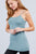 Basic Adjustable Spaghetti Strap Tunic Cami W/ Shelf Bra