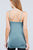 Basic Adjustable Spaghetti Strap Tunic Cami W/ Shelf Bra