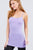 Basic Adjustable Spaghetti Strap Tunic Cami W/ Shelf Bra