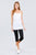 Basic Adjustable Spaghetti Strap Tunic Cami W/ Shelf Bra