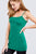 Basic Adjustable Spaghetti Strap Tunic Cami W/ Shelf Bra