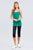 Basic Adjustable Spaghetti Strap Tunic Cami W/ Shelf Bra