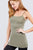 Basic Adjustable Spaghetti Strap Tunic Cami W/ Shelf Bra