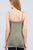 Basic Adjustable Spaghetti Strap Tunic Cami W/ Shelf Bra