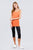 Basic Adjustable Spaghetti Strap Tunic Cami W/ Shelf Bra