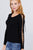 Long Sleeve W/strappy Detail Round Neck Rib Sweater Top