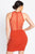 Rhinestone Trim Halter Dress