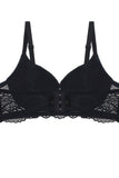 Push Up Velvet And Lace Bra