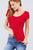 Solid Short Sleeve Scoop Neck Bodysuit