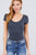 Solid Short Sleeve Scoop Neck Bodysuit
