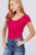 Solid Short Sleeve Scoop Neck Bodysuit